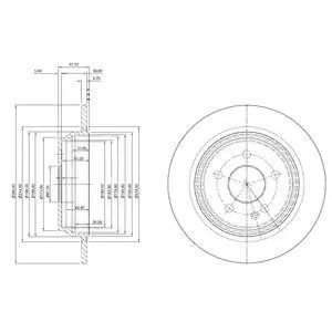 Drive+ Drive+ - Гальмівний диск Dr!ve+ DP1010.11.0270