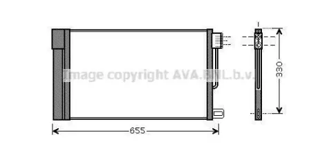 Радіатор кодиціонера CLEVER FIT AVA AVA COOLING FTA5314D