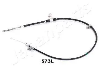 MITSUBISHI трос ручн.гальма 3-х дверн. лів.Pajero IV 07- 1672/1360 мм JAPANPARTS BC-573L (фото 1)