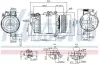 BMW Компресор кондиціонера 3 (E46), X3 (E83) NISSENS 89483 (фото 1)