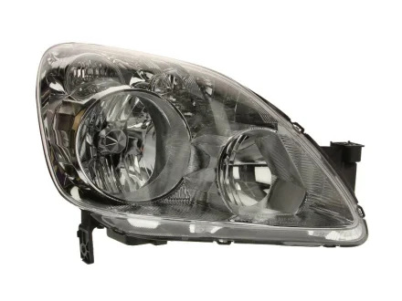 Фара передняя Honda CR-V II 2004-2006 правая H1/H1 с белым указ.поворота, эл. рег. DEPO 217-1154R-LD-EM