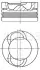 Поршень MAHLE MAHLE / KNECHT 0281900 (фото 1)