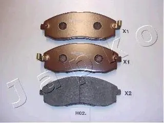 Гальмівні колодки дискові пер. H-1 97-, (Mando) JAPKO 50H02