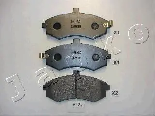 Гальмівні колодки дискові пер. Elantra, Matrix 00-, (Mando) JAPKO 50H13 (фото 1)