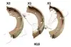 Гальмівні колодки бараб. (D=200) Accent 10-/Getz 02-/i10 07-/i20 09-/Rio 11-/Stronic 17- JAPKO 55H18 55H18