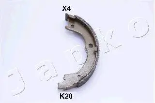 Гальмівні колодки бараб. (D=190) Santa Fe II, Sorento I 06- JAPKO 55K20