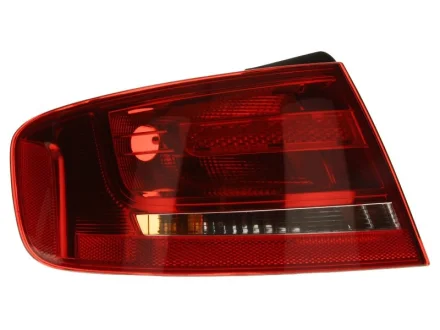 Фонарь задний Audi A4 08-12 (B8) SDN лів. (без ламп) (P21W/P21W) (зовнішн.) DEPO 446-1911L-UE