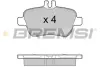 Гальмівні колодки зад. Mercedes Benz C117/W176/W246 Bremsi BP3469 (фото 1)