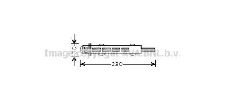 CN NEMO 2008 Осушувач кондицiонера 1.4 AVA COOLING FTD315