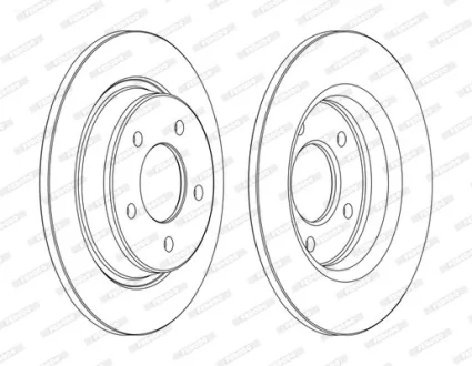 Гальмівний диск FERODO DDF1546C