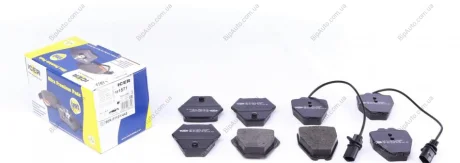 Колодки гальмівні (передні) Audi A4 97-01/A6 97-05/VW Passat B5 00-05/Phaeton 02-08 (+датчики) ICER 181571