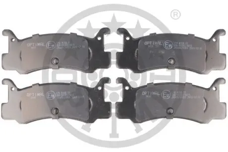 Гальмівні колодки дискові Optimal BP-09438 (фото 1)