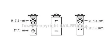 Розширювальний клапан AVA AVA COOLING DN1258