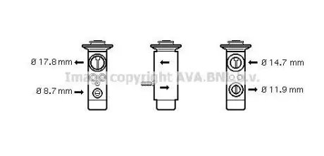 Розширювальний клапан AVA AVA COOLING BW1089