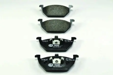 Гальмівні колодки перед. без датчика HELLA 8DB355008591