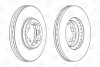 CHAMPION FORD Гальмівний диск TOURNEO CUSTOM V362 Автобус (F3) 2.0 EcoBlue 15-, TRANSIT CUSTOM V362 Автобус (F3) 2.0 EcoBlue 15- 563123CH CHAMPION 563123CH