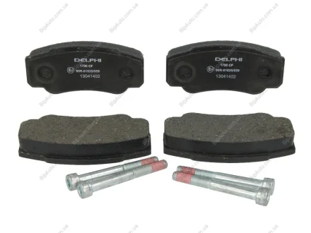 Комплект гальмівних колодок задн, CITROEN JUMPER I FIAT DUCATO PEUGEOT BOXER 1.9D-2.8D 02.94- Delphi LP1790 (фото 1)