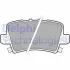 Комплект гальмівних колодок задн, HONDA CIVIC VIII 1.4-2.2D 09.05-12.12 Delphi LP1971 (фото 1)