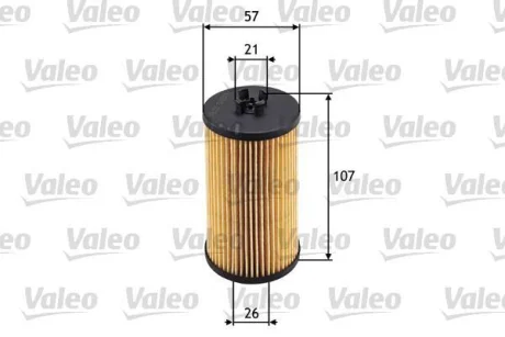 ="" Фільтр масляний ALFA ROMEO/CHEVROLET/FIAT/OPEL 159/Aveo/Croma/Astra "1,0-1,8 "98>> Valeo ="586531"