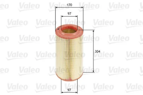 ="" Фільтр повітряний CITROEN/FIAT/IVECO/PEUGEOT Jumper/Ducato/Daily/Boxer "2,0-3,0 "06>> Valeo ="585694"