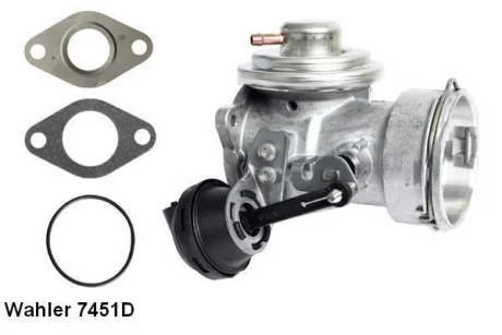 Клапан EGR VW Caddy 1.9TDI 77KW 03- WAHLER 7451D
