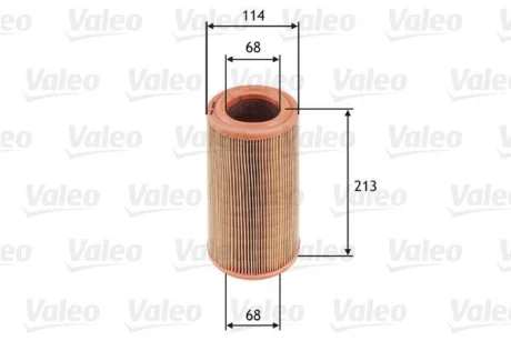="" Фільтр повітряний CITROEN/PEUGEOT Berlingo/306 "1,8-1,9 "93-15 Valeo ="585615" (фото 1)