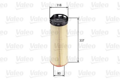 ="" Фільтр повітряний MB C-Class/CLK/Clc-Class "2,1 "00-11 Valeo ="585648"