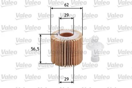 ="" Фільтр масляний DAIHATSU/SUBARU/TOYOTA Sirion/Justy/Auris "1,0-1,5 "05>> Valeo ="586583"