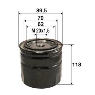 ="" Фільтр масляний CITROEN/FORD/LDV/PEUGEOT Jumper/Scorpio/400/Boxer "2,3-3,0 "78-04 Valeo ="586035" (фото 1)