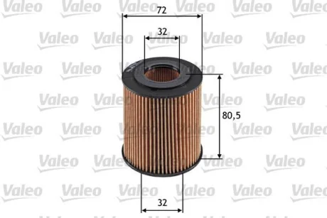 ="" Фільтр масляний BMW 1/3/5/X1/X3/Z4 "1,6-2,0 "01-15 Valeo ="586551"