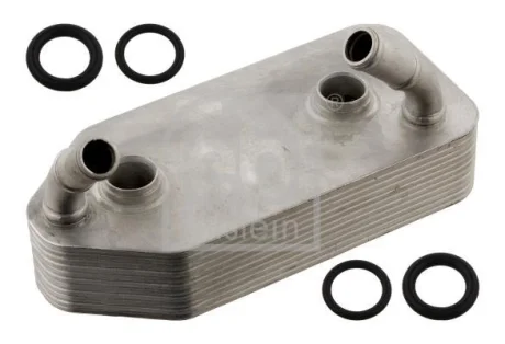 Масляний радіатор AUDI A3 SEAT CORDOBA, CORDOBA VARIO, CORDOBA VARIO/KOMBI, IBIZA II, LEON, TOLEDO II SKODA OCTAVIA I, OCTAVIA I/KOMBI VW BORA, BORA I, CALIFORNIA T4 CAMPER 1.0-3.2 08.88-12.13 FEBI FEBI BILSTEIN 33837