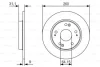 BOSCH HONDA Гальмівний диск CR-Z 1.5 IMA 10- 0986479V21 BOSCH 0986479V21