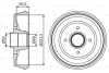 BOSCH RENAULT Барабан гальмівний з підшипн.Clio III 05- 0986477206 BOSCH 0986477206