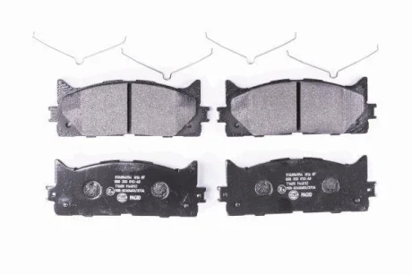 Колодки гальмівні дискові; передня вісь HELLA 8DB355012401