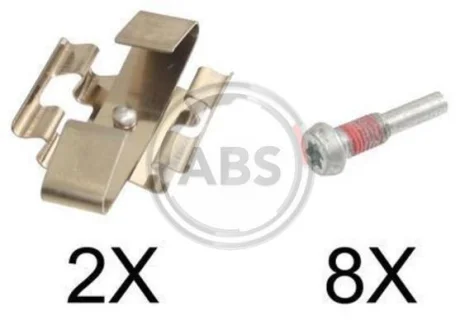 Ремкомплект гальмiвних колодок ABS A.B.S. 1802Q