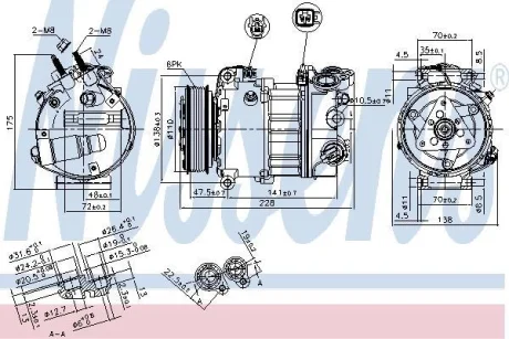 Компресор кондиціонера First Fit NISSENS 890124