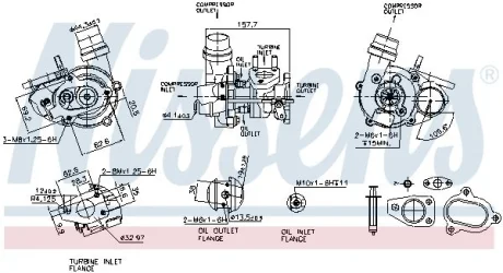 Турбокомпресор First Fit NISSENS 93275