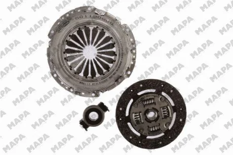 VW К-кт зчеплення диск+ корзина + підшипник CADDY II (9K9A) 60 1.4 -04 MAPA 007190800 (фото 1)