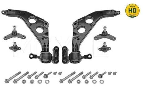 Комплект важелів підвіски (передньої) Mini (R50/R53/R52) 01-08 (з болтами) MEYLE 316 050 0070/HD