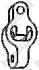 Гумове кріплення вихлопної системи OPEL AGILA B SUZUKI GRAND VITARA I, SPLASH, SWIFT III, SWIFT IV 1.0-2.5 03.98- BOSAL 255166 (фото 1)