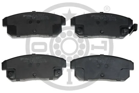 Гальмівні колодки дискові Optimal BP-12492 (фото 1)