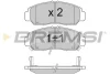 Гальмівні колодки пер. Honda Civic 87-01 (sumitomo) Bremsi BP3059 (фото 1)