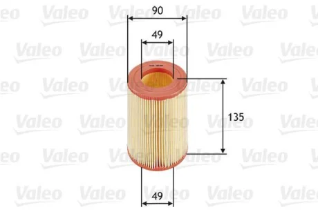 ="" Фільтр повітряний SMART Cabrio/City-Coupe/Crossblade/Fortwo "0,6-0,7 "98-07 Valeo ="585660"