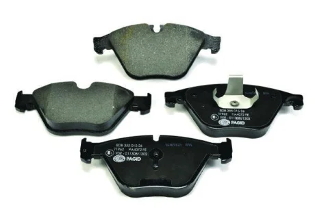 Колодки гальмівні дискові; передня вісь HELLA 8DB355015261