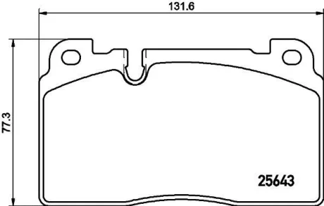 Колодки гальмівні HELLA 8DB355021331