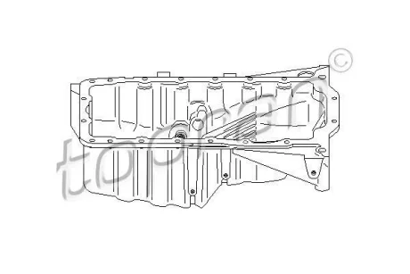 Фото масляний пiддон TOPRAN TOPRAN / HANS PRIES 112339 Масляний пiддон TOPRAN TOPRAN / HANS PRIES 112339