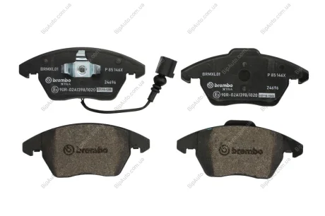 Гальмівні колодки дискові BREMBO P85 146X