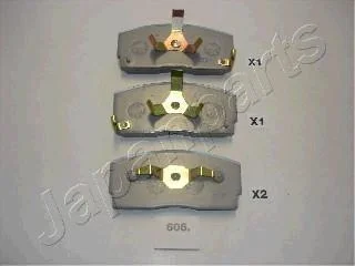 DAIHATSU гальмівні колодки передн.Applause 89- JAPANPARTS PA-606AF