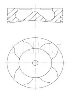Поршень BMW 3 (E46/E90)/5 (E60/E61) 3.0 02-08 (84,25) MAHLE MAHLE / KNECHT 081 PI 00103 001