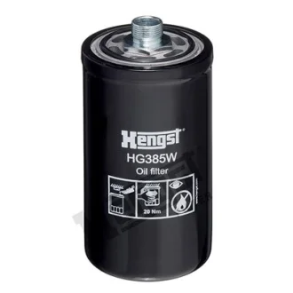 Гідравлічний фільтр (фільтр, що вгвинчується) ABG SD200DX, SD200F AG CHEM 1254, 544 AGCO R42, R62, R72 AMMANN ASC 110 D, ASC 150 D BELL 310 SG, 315 SG BOMAG BW12R, BW284 CASE IH 1660, 1840 HENGST HENGST FILTER HG385W